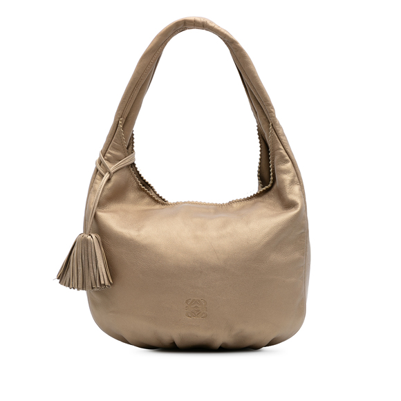 Pre-Loved LOEWE Anagram Nappa Tassel Hobo - Picture 1 of 9